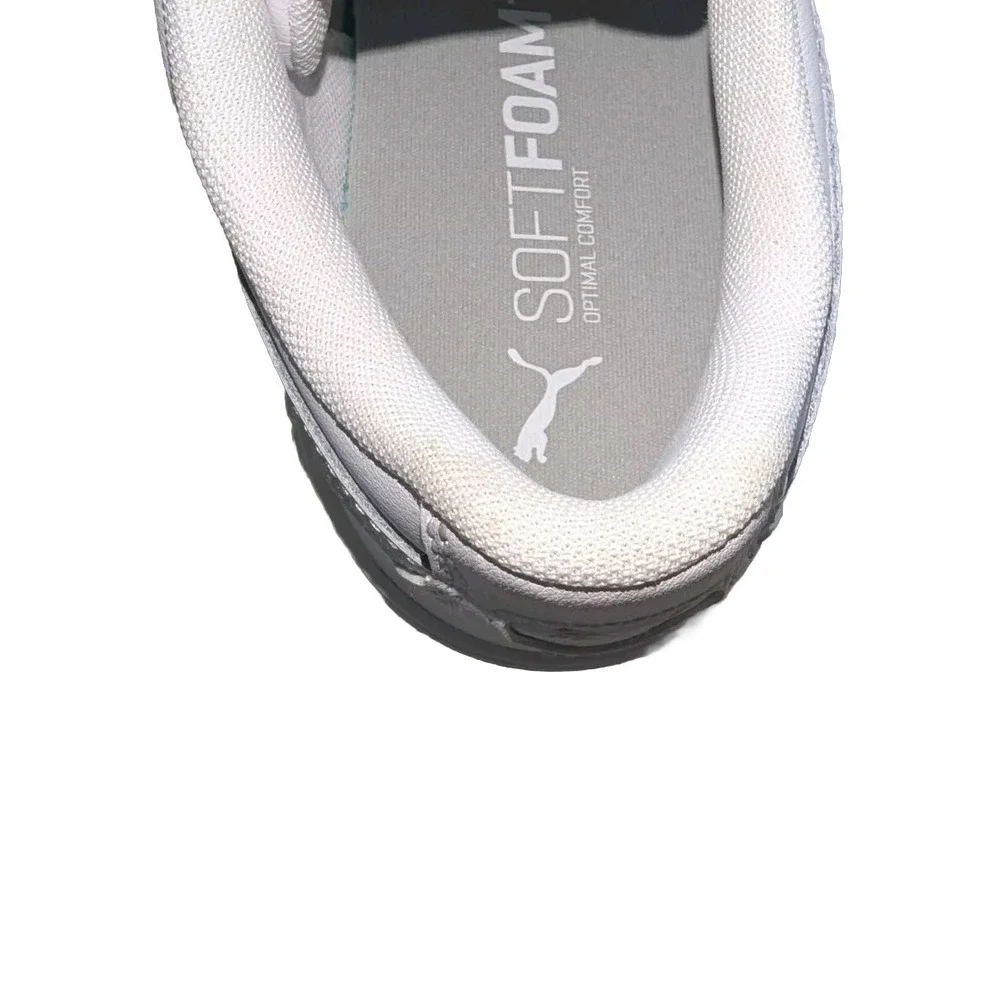 Size 11W - PUMA Smash Platform V2 Triple White W, Please Read Description.